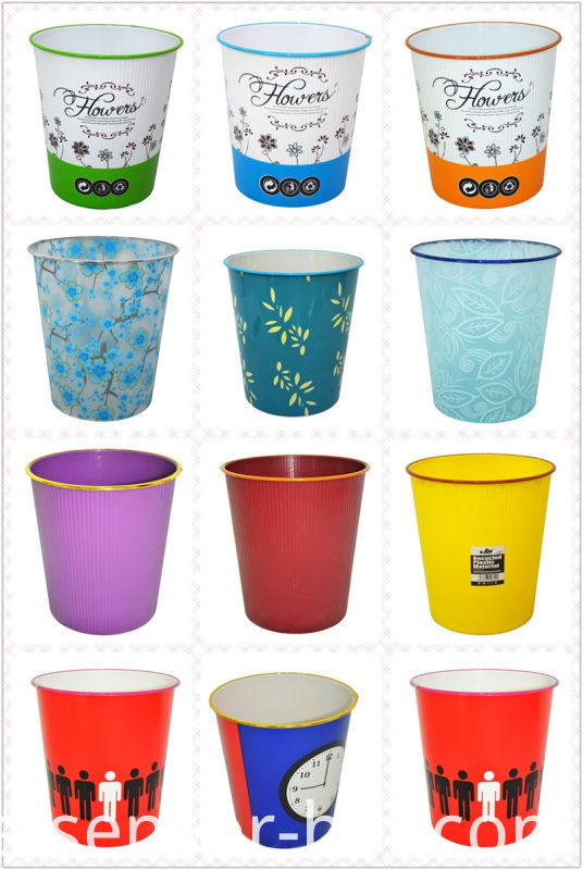 Hot Selling Plastic Open Top Waste Bin